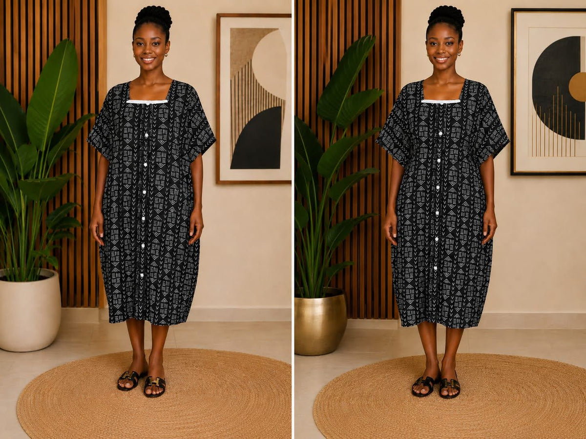 Blab Society short kitenge kaftan