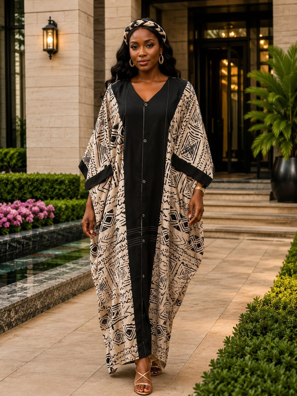 Blab Society long kitenge kaftan