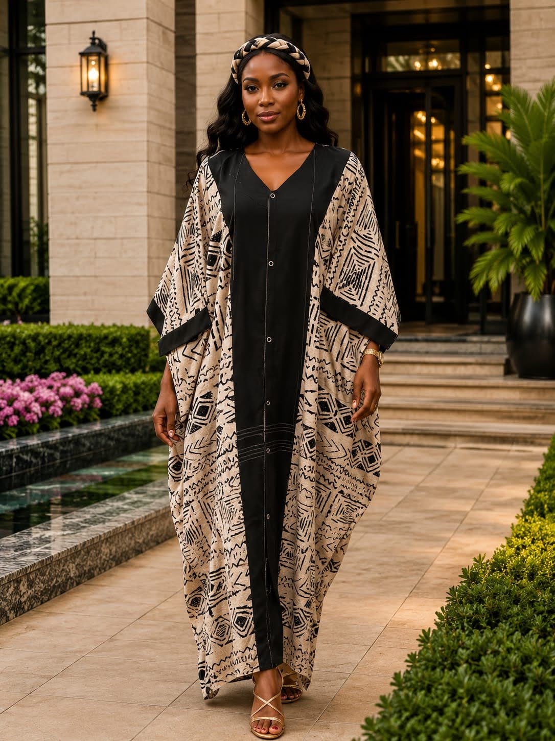 Blab Society long kitenge kaftan