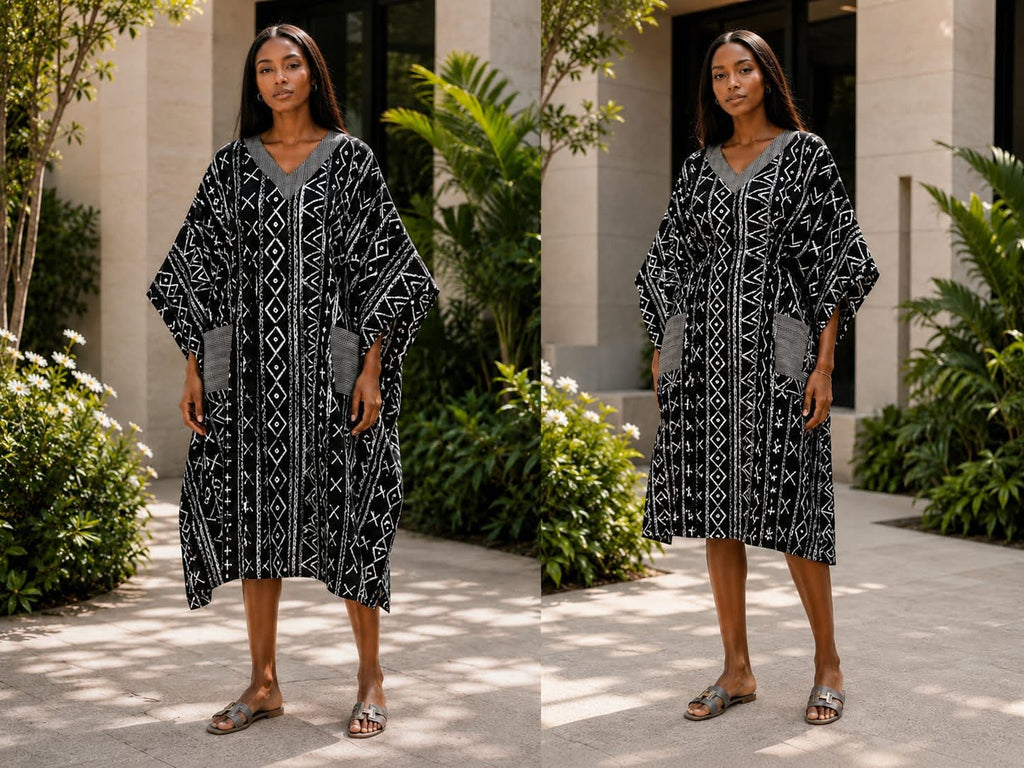 Blab Society short kitenge kaftan