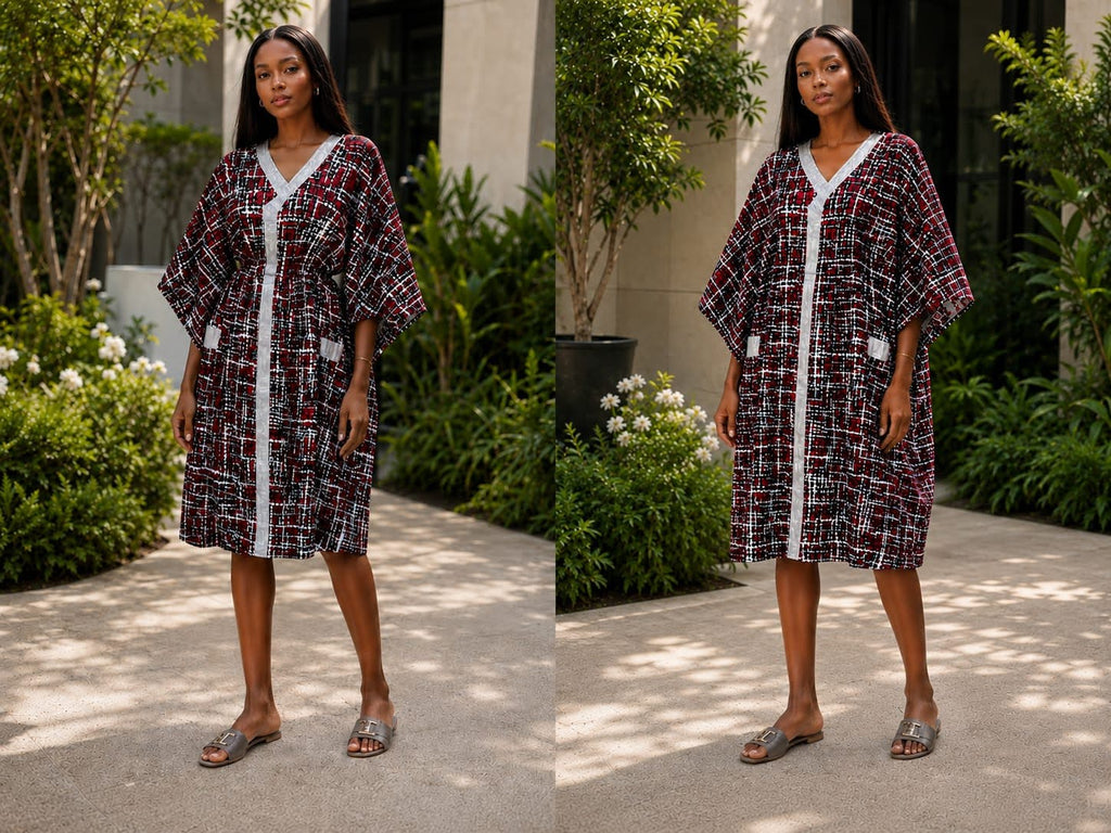 Blab Society short kitenge kaftan