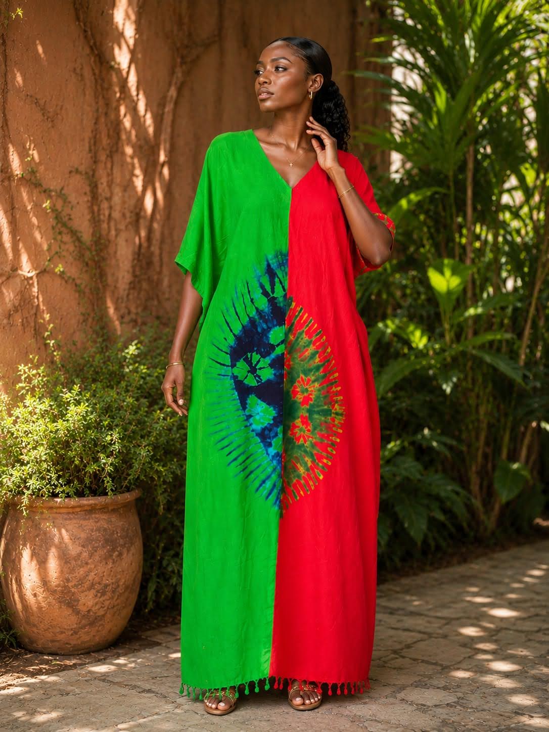 Blab Society long kikoi kaftan