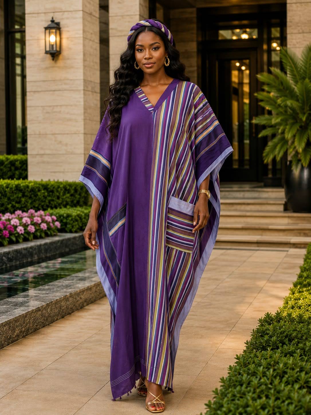 Blab Society long kikoi kaftan