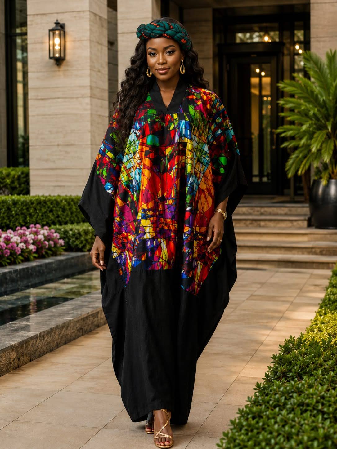 Blab Society long kitenge kaftan