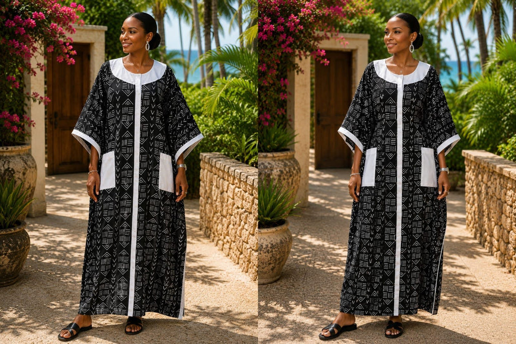 Blab Society long kitenge kaftan