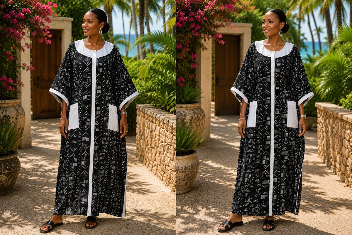 Blab Society long kitenge kaftan