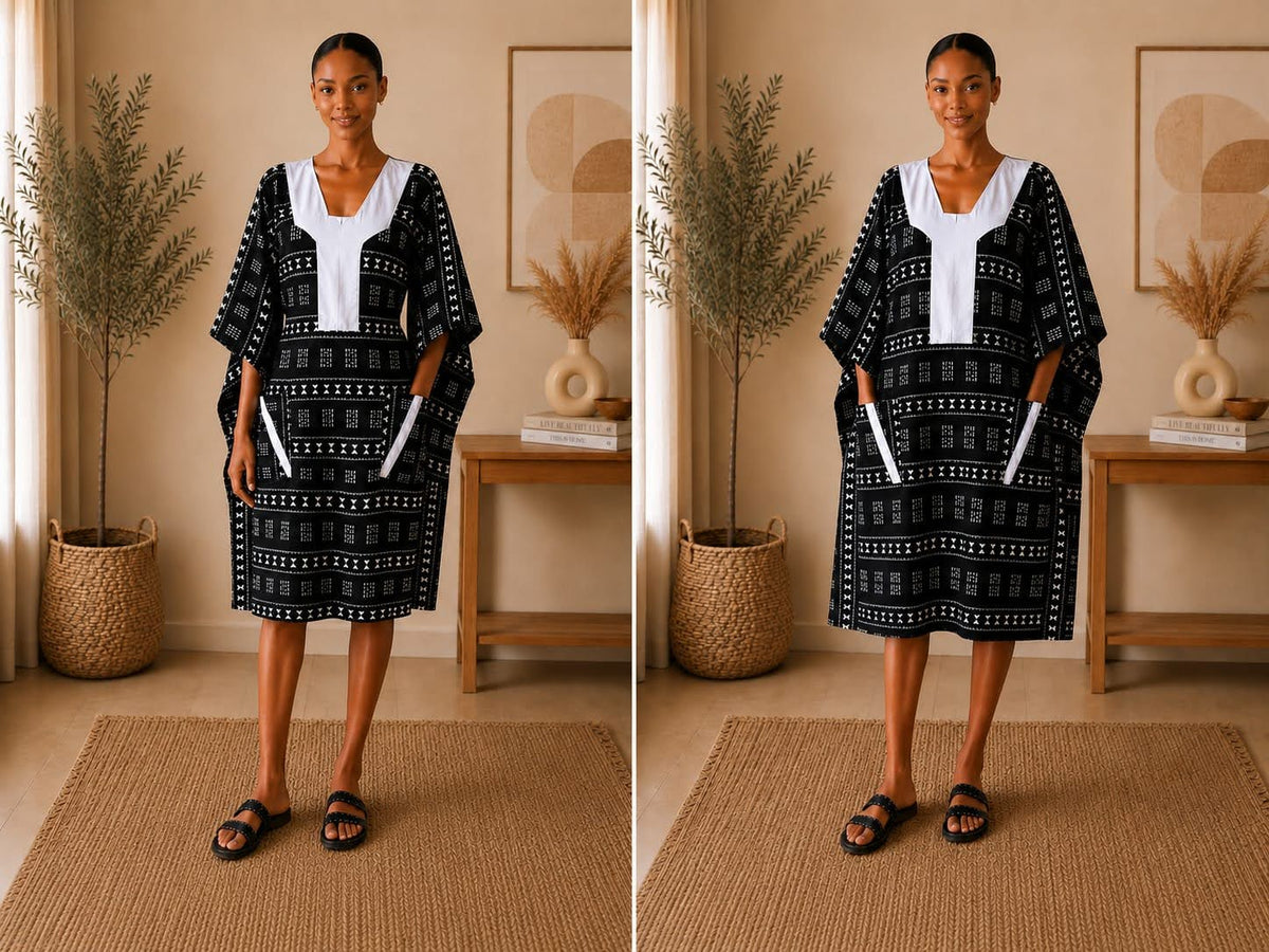 Blab Society short kitenge kaftan